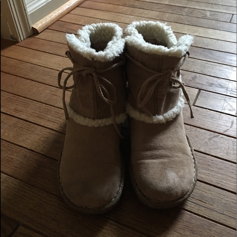 Lace up ankle boots